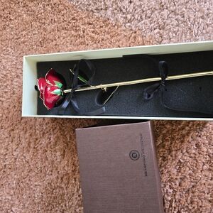 Bradford Exchange Real Rose 24k Plated Gold Gift For Her